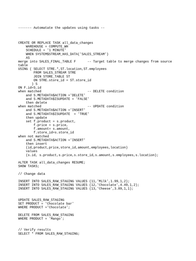 Streams & Tasks | PDF