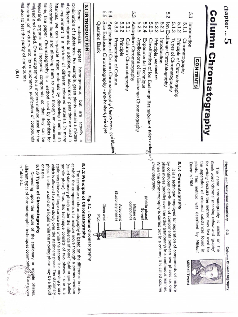 ch.05 Column Chromatography | PDF