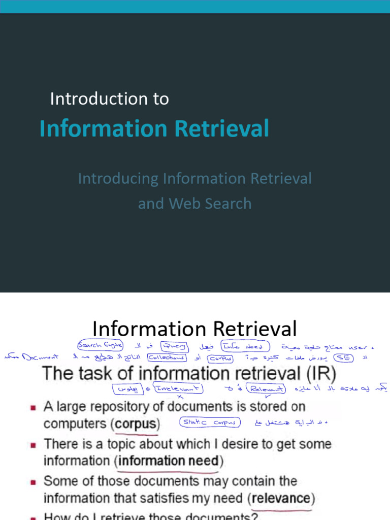 Introduction to Information Retrieval | PDF | Search Engine Indexing ...