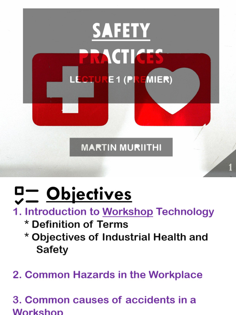 Safety Practices - Lecture 1 | PDF | Safety | Hazards