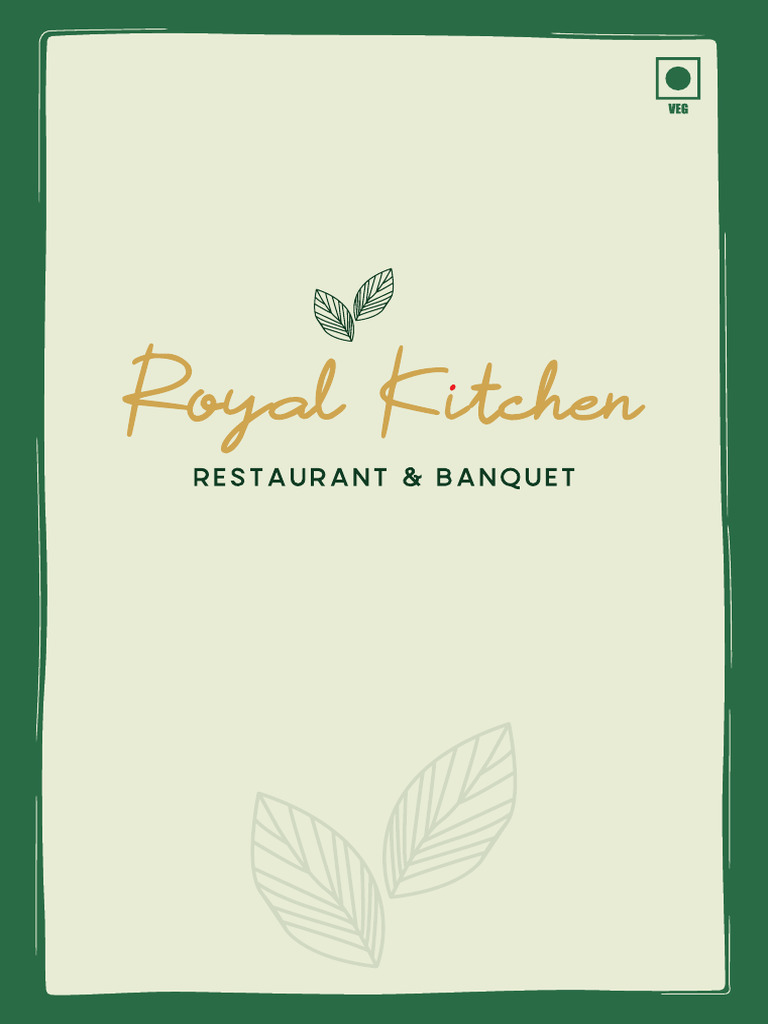 Royal Kitchen: Culinary Delights Menu | PDF | Pasta | Asian Cuisine