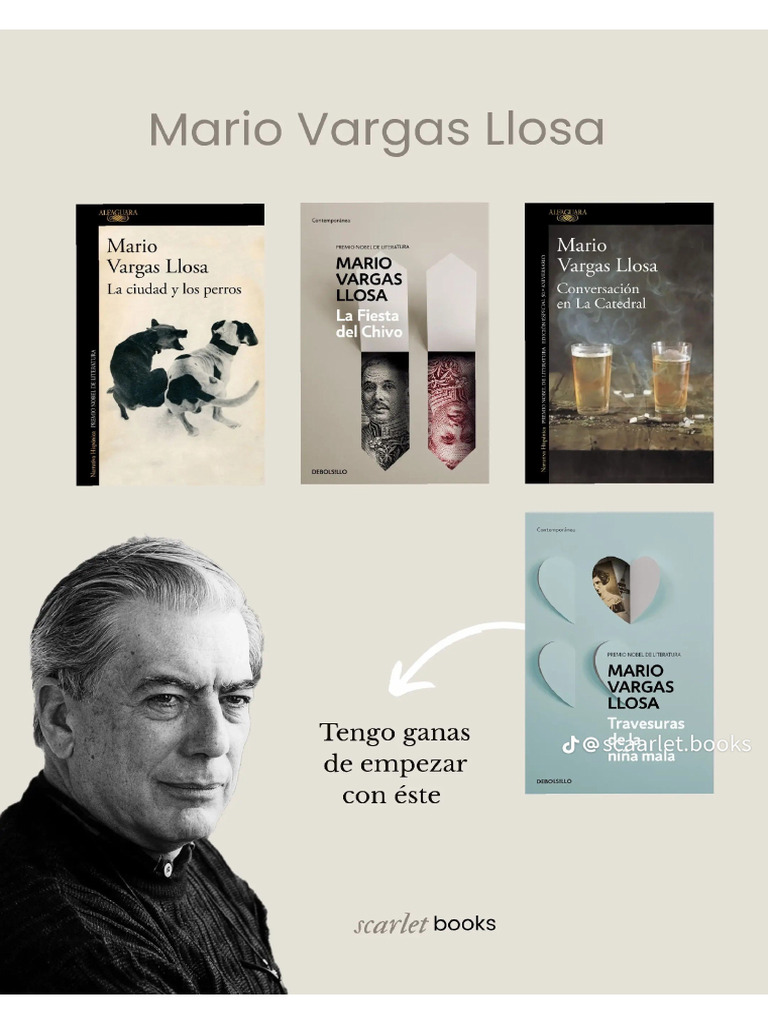 Los Mejores Libros de Vargas Llosa | PDF