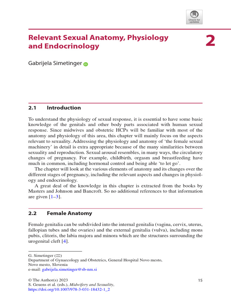 Anatomy and Physiology of Sexuality | PDF | Clitoris | Ejaculation