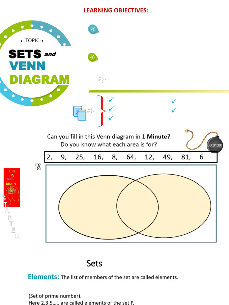 Venn Diagram Data Collection Guide | PDF | Set (Mathematics) | Empty Set