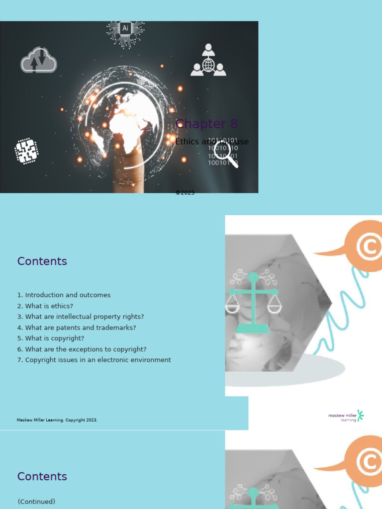 Ch08_Ethics and fair use | PDF | Copyright | Plagiarism