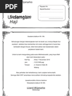Contoh undangan tasyakuran