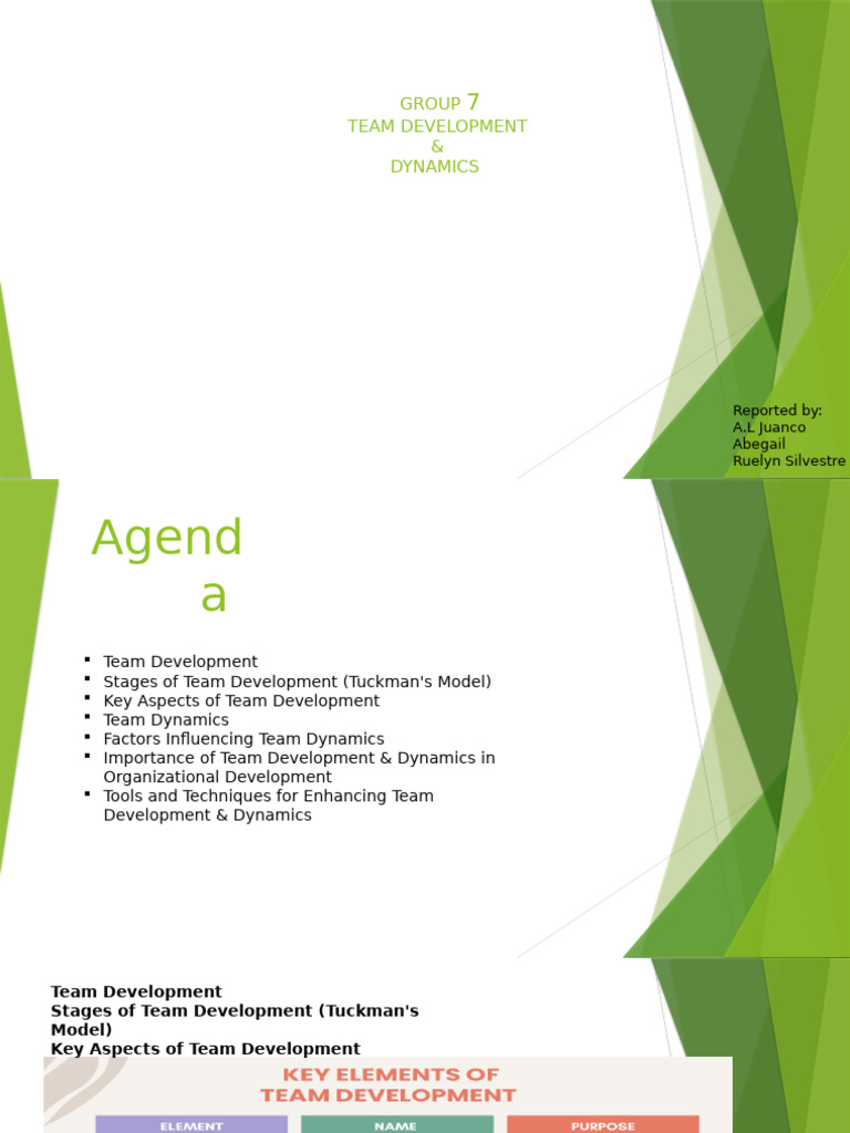 Enhancing Team Development & Dynamics | PDF | Team Building ...