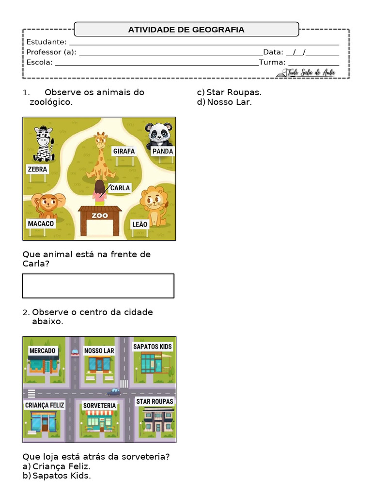 Pontos de Referencia 02 - Tudo Sala de Aula | PDF, image size:768x1024