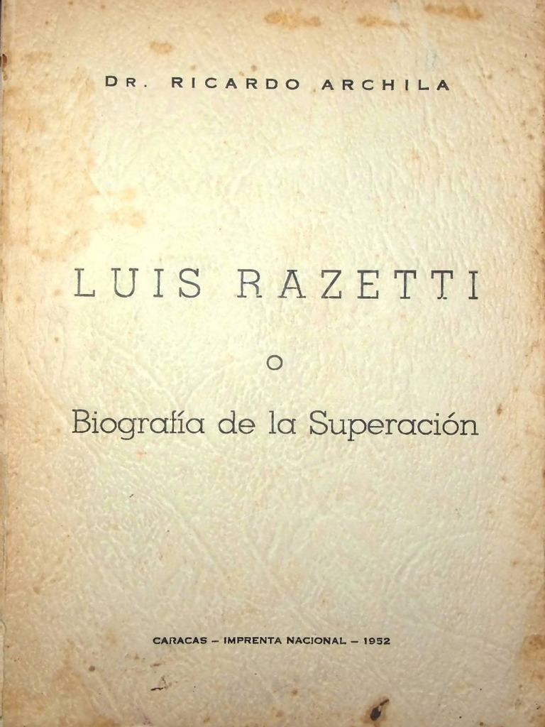 Biografía del Dr. Luis Razetti | PDF | Venezuela
