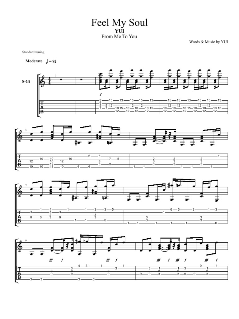 Yui Feel My Soul | PDF | Wellness