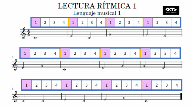 Lectura Rítmica 1 | PDF
