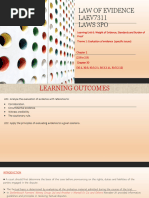 Exclusion of Previous Consistent Statements | PDF | Evidence (Law ...