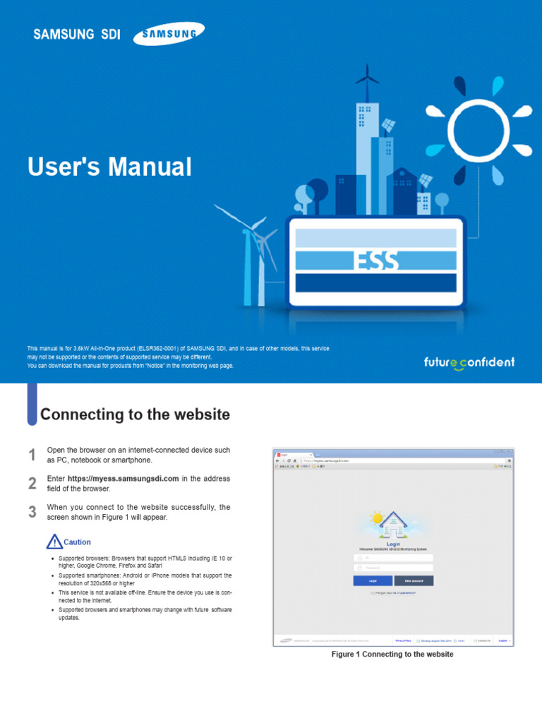 Samsung 3.6kW ESS User Manual | PDF | Smartphone | Computing