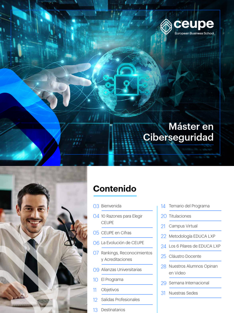 Máster en Ciberseguridad CEUPE: Formación Avanzada | PDF | La seguridad ...