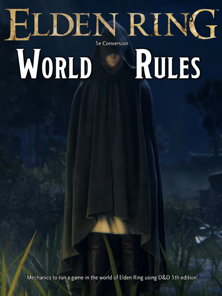 Geoho6 Elden Ring 5e Conversion World Rules | PDF
