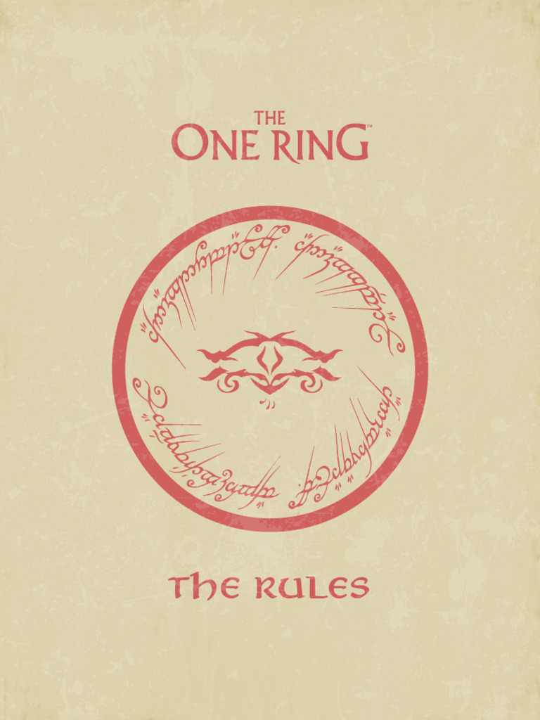 The One Ring RPG Core Rules Overview | PDF | Middle Earth | J. R. R ...