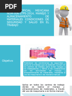 NOM-006-STPS-2023, Almacenamiento y Manejo de Materiales Mediante El ...