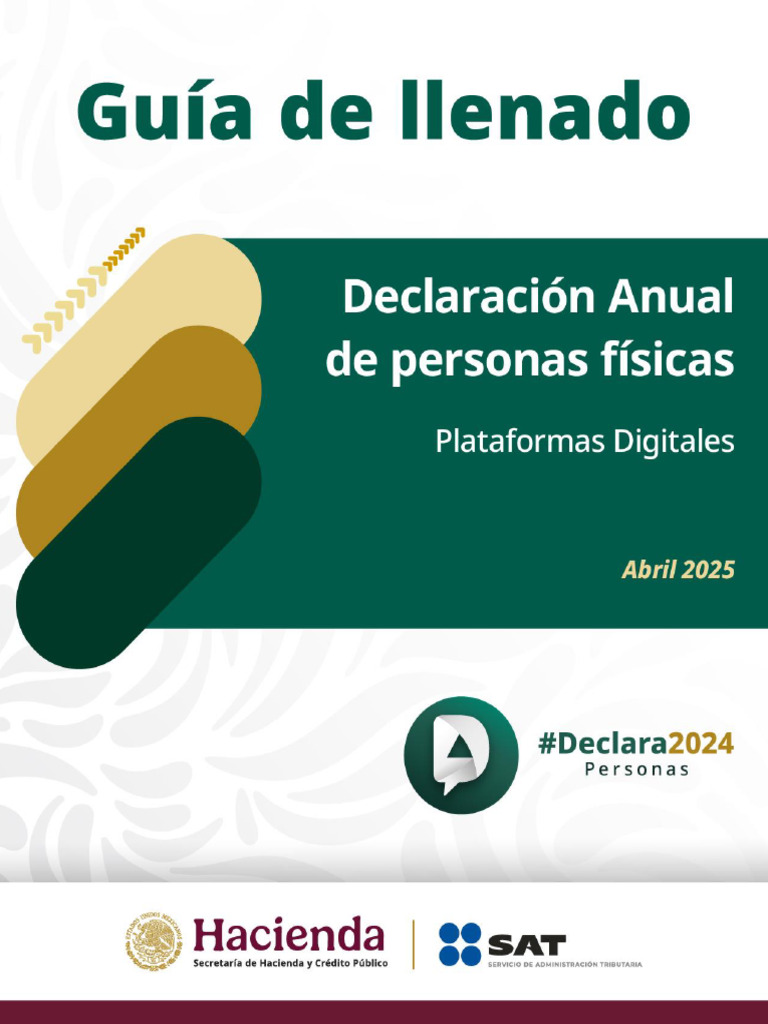 Guía para Declaración Mensual SAT Resico | PDF | Impuesto sobre la ...