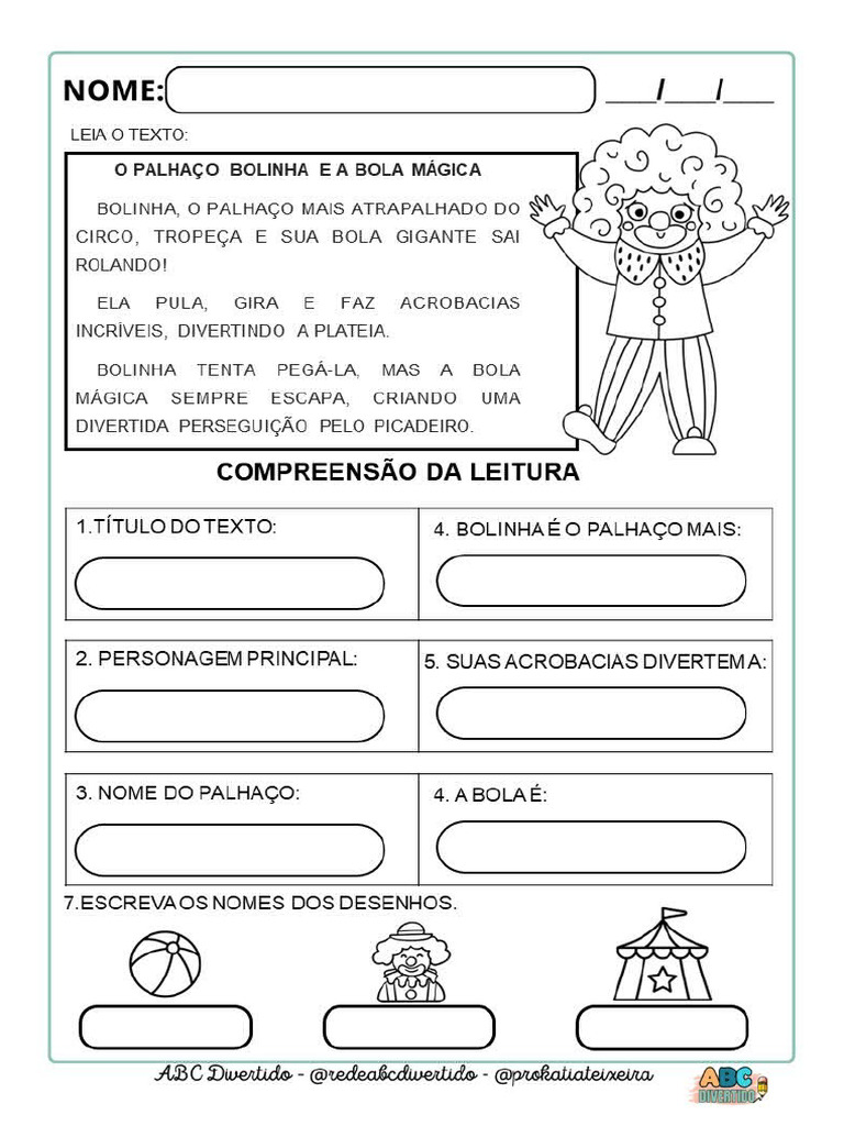 Sequencia Didática - Palhaço | PDF