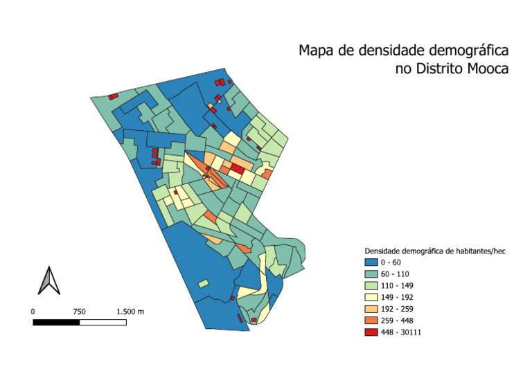 Mapa Mooca Densidade | PDF