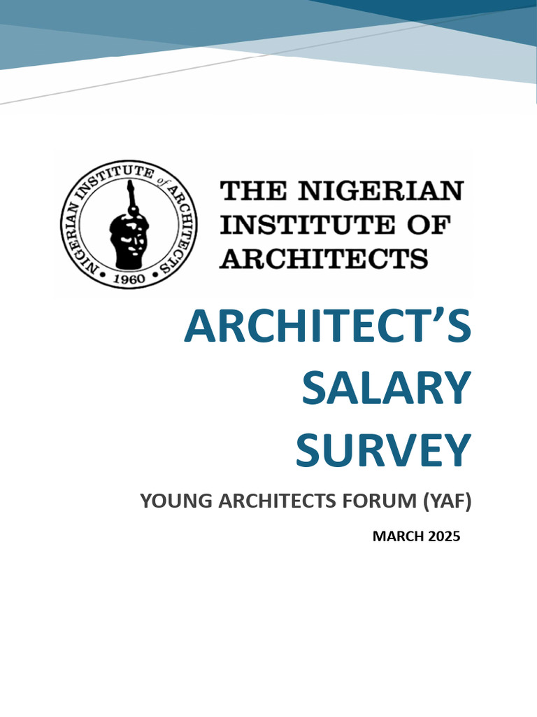 Yaf Architects Salary Survey March 2025 Second Draft-1 | PDF | Cost Of  Living | Salary