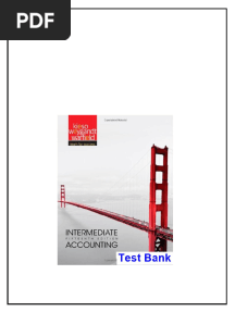 Intermediate Accounting 15th Edition Kieso Test Bank pdf download