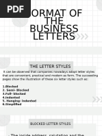 Full Block Style Letter Guide | PDF | Paragraph | Text