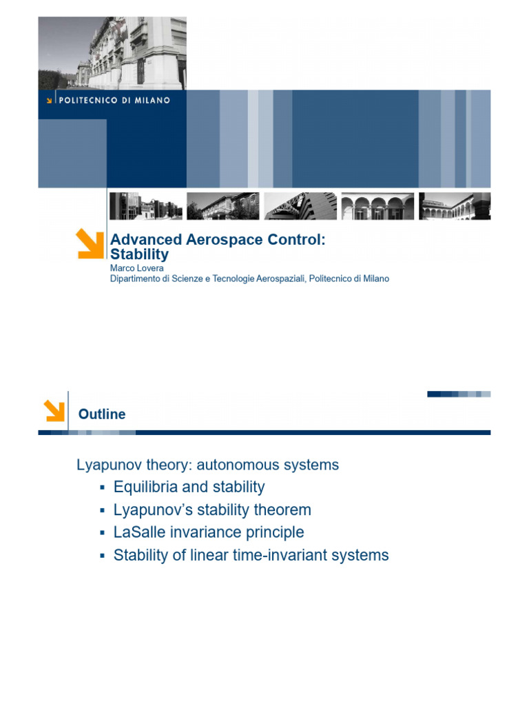 AAC Part 1 STABILITY CH | PDF | Stability Theory | Applied Mathematics