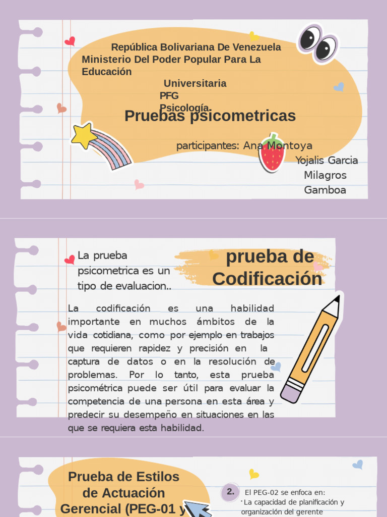 Seminario de Pruebas Psicometricas | PDF | Evaluación | Planificación