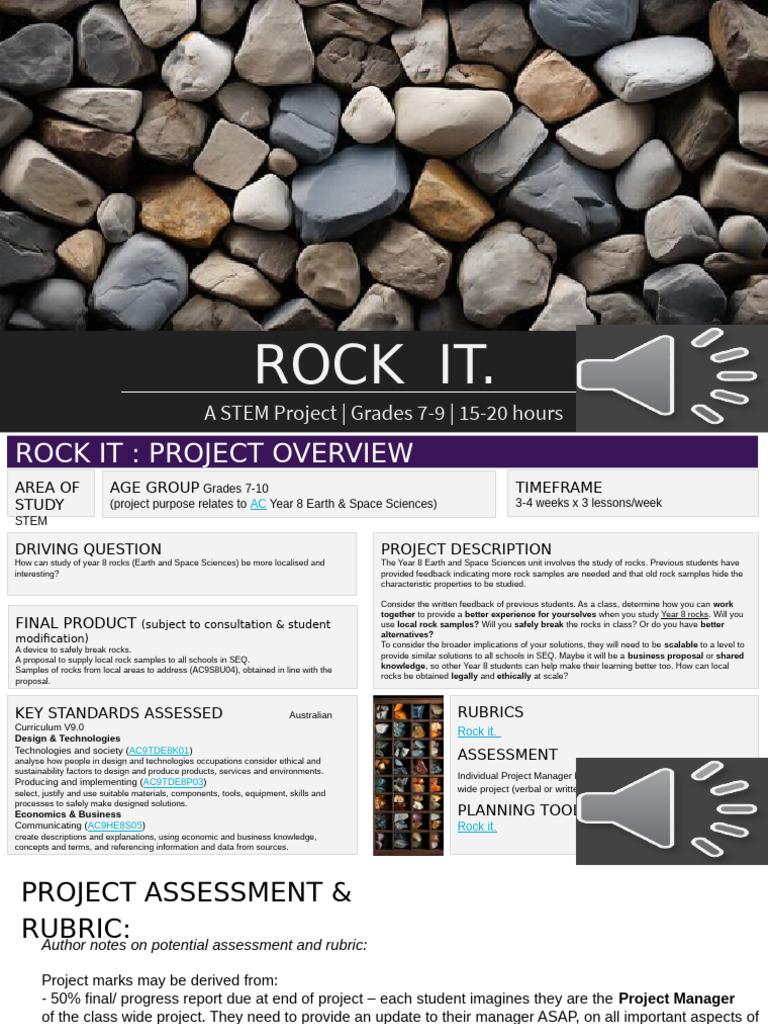 Localized Rock Study STEM Project | PDF | Science, Technology ...