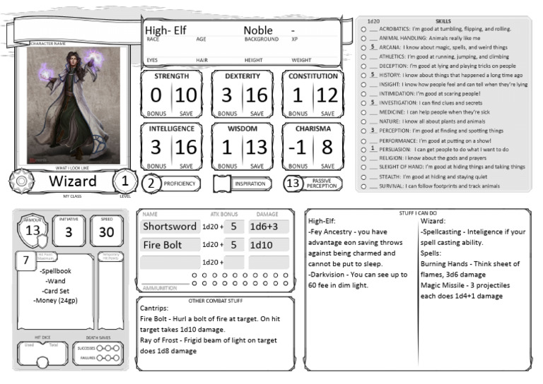 High-Elf Wizard | PDF