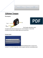 1) Alatan Tangan: Pita Pengukur