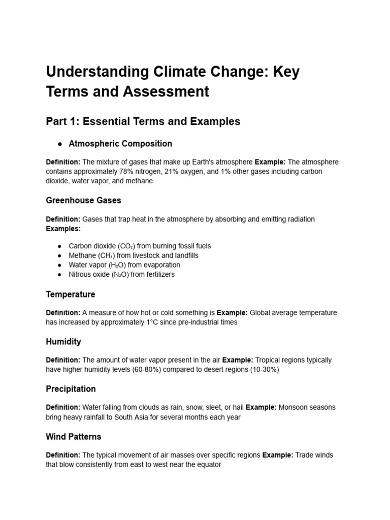 Climate Change - Assessment | PDF | Atmosphere Of Earth | Climate Change