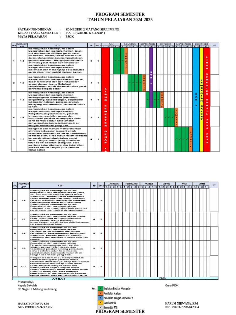 Program Semester | PDF