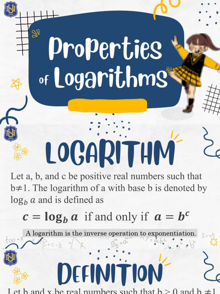 Logarithm Properties and Rules | PDF
