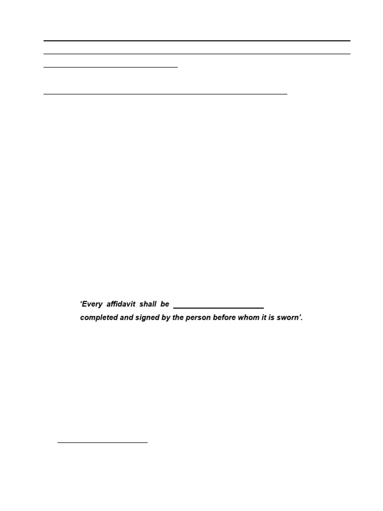 Article On Whether A Person Other Than The Deponent Could Sign An ...