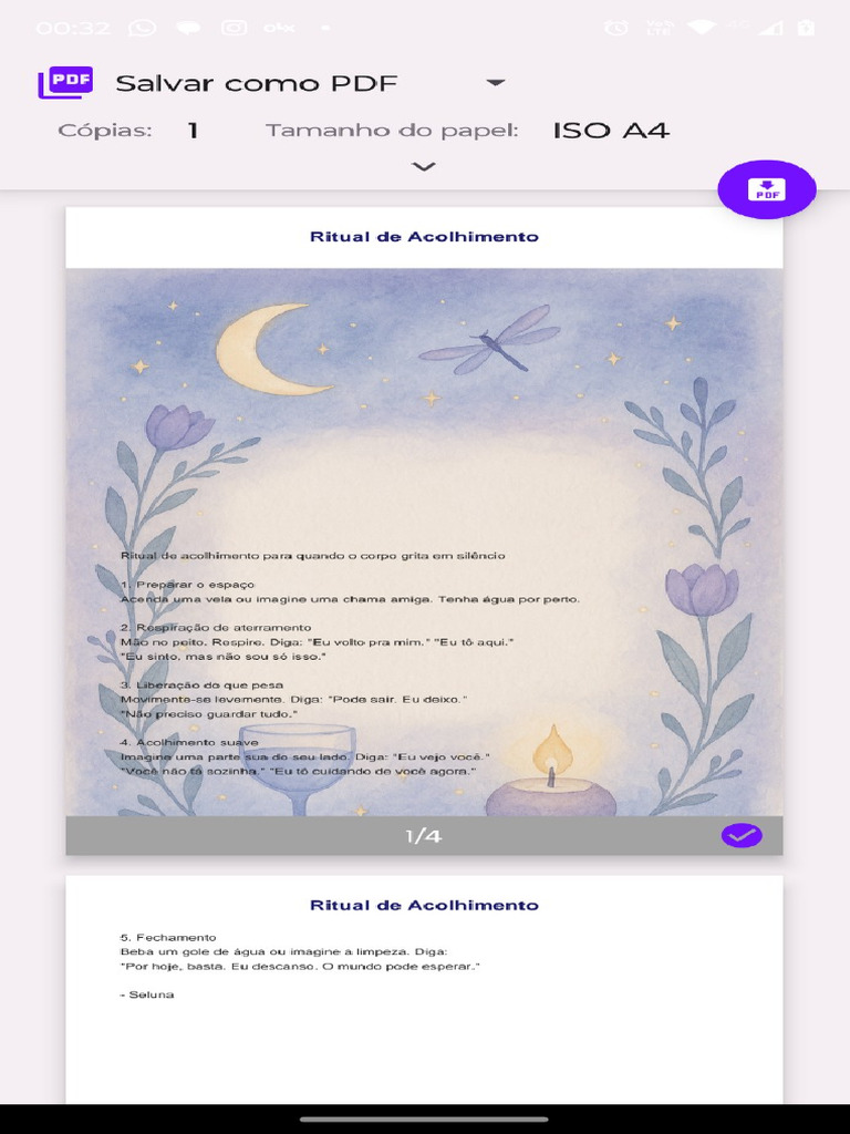Rituais Seluna Cartas Corrigido | PDF