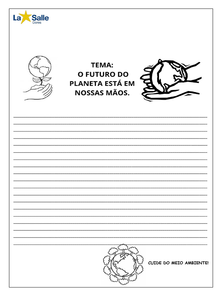 Produção Textual: Cuidando do Meio Ambiente | PDF