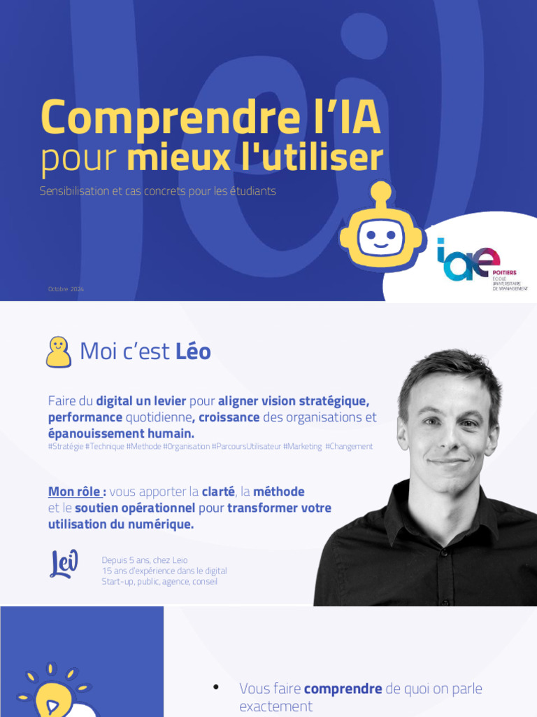 L'IA pour les étudiants : Guide pratique | PDF | Intelligence ...