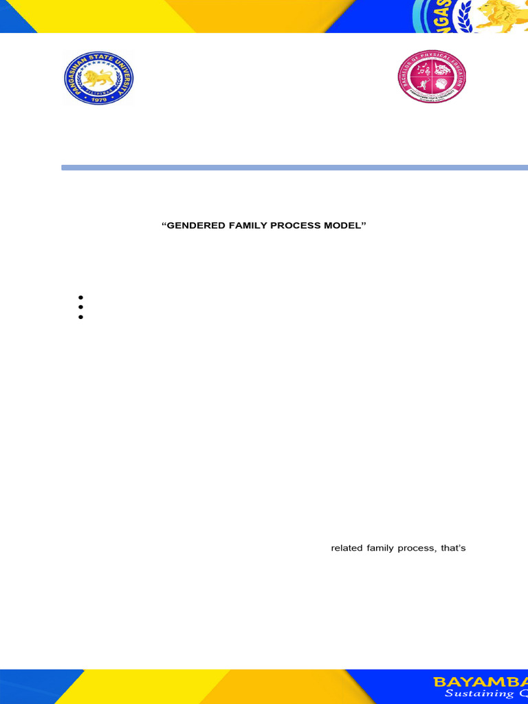 Gendered Family Process Model Explained | PDF | Gender | Gender Studies
