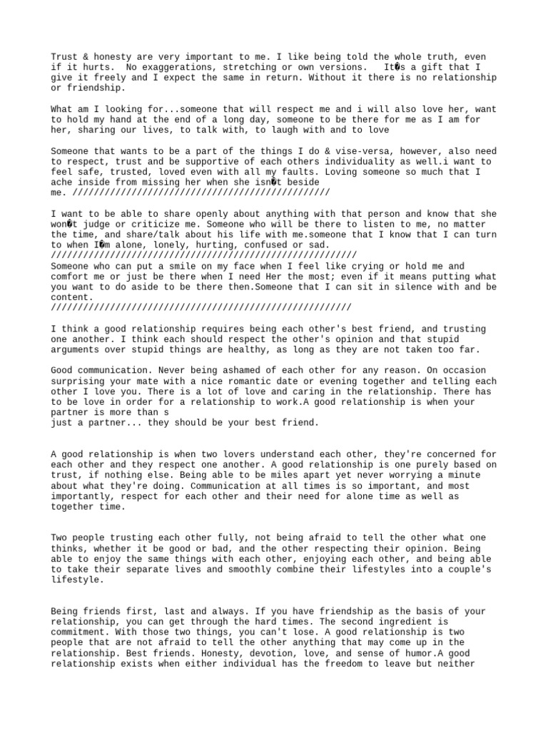 Trust Formate | PDF | Love