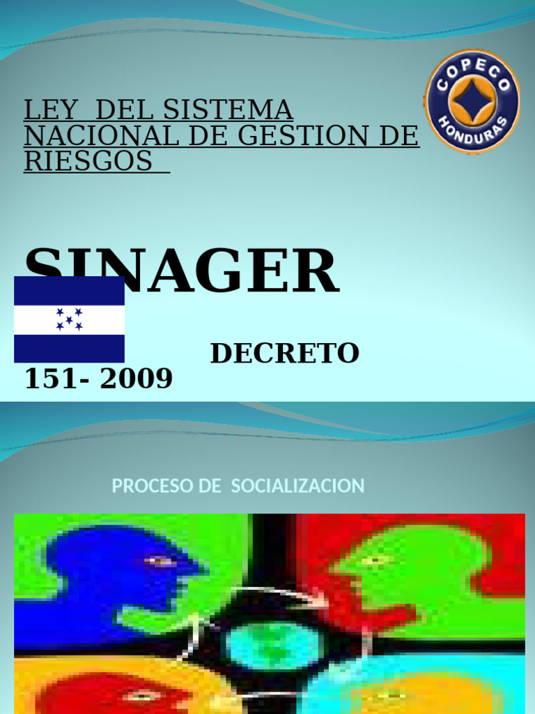 Ley del Sistema Nacional de Gestión de Riesgos | PDF | Administración ...