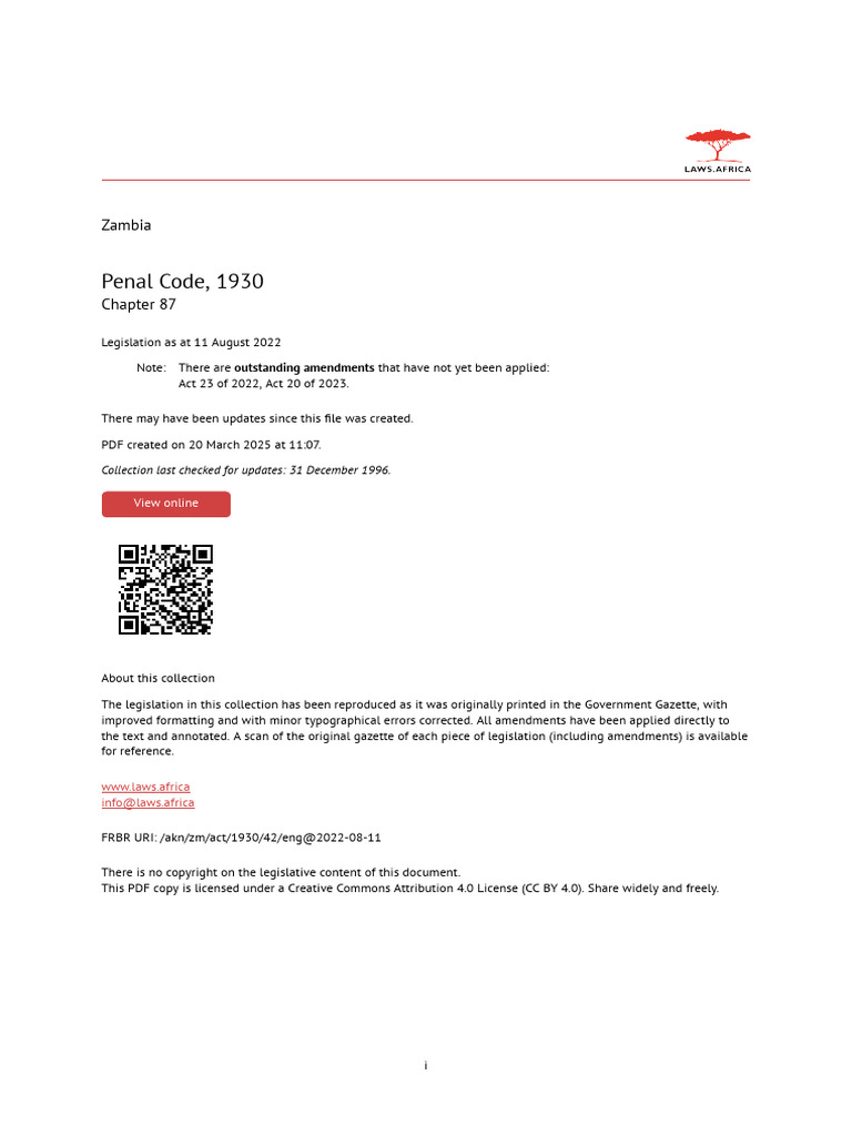 Penal Code (Ammended) | PDF | Perjury | Murder