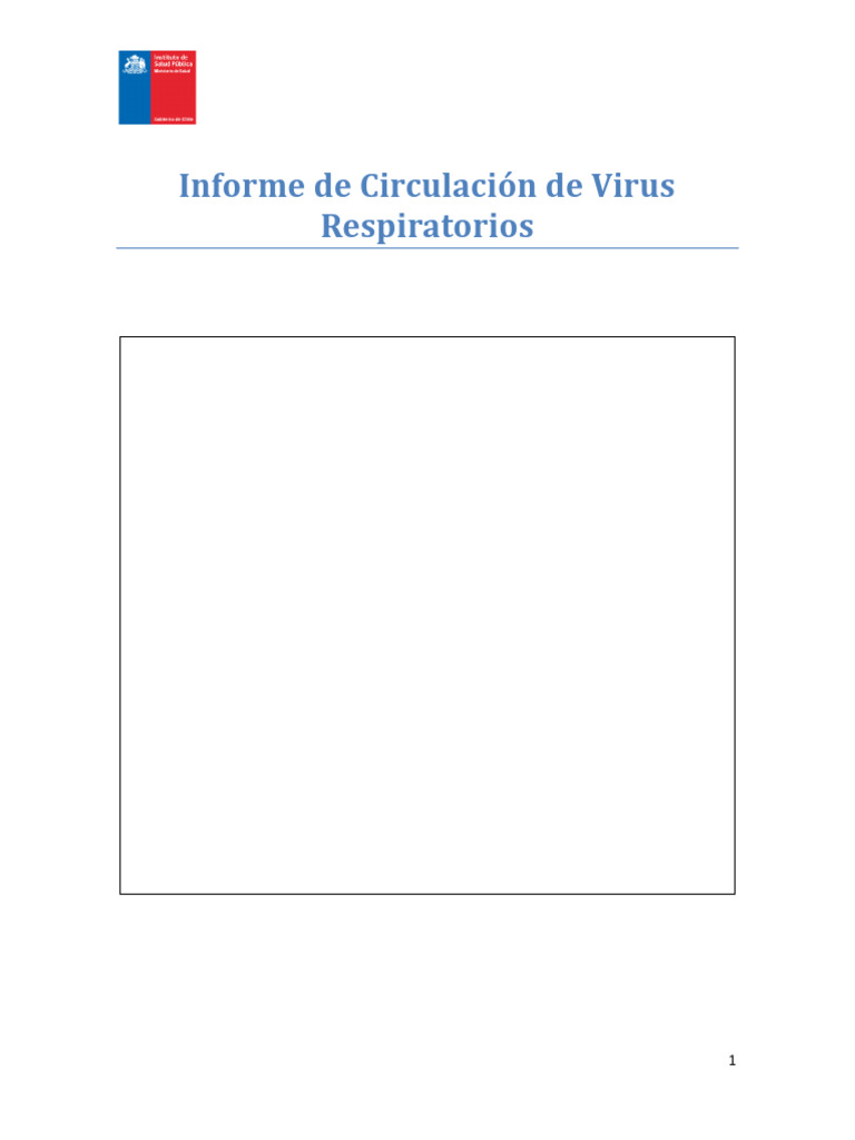 Vigilancia de Virus Respiratorios en Chile | PDF | Influenza | Virus de ...