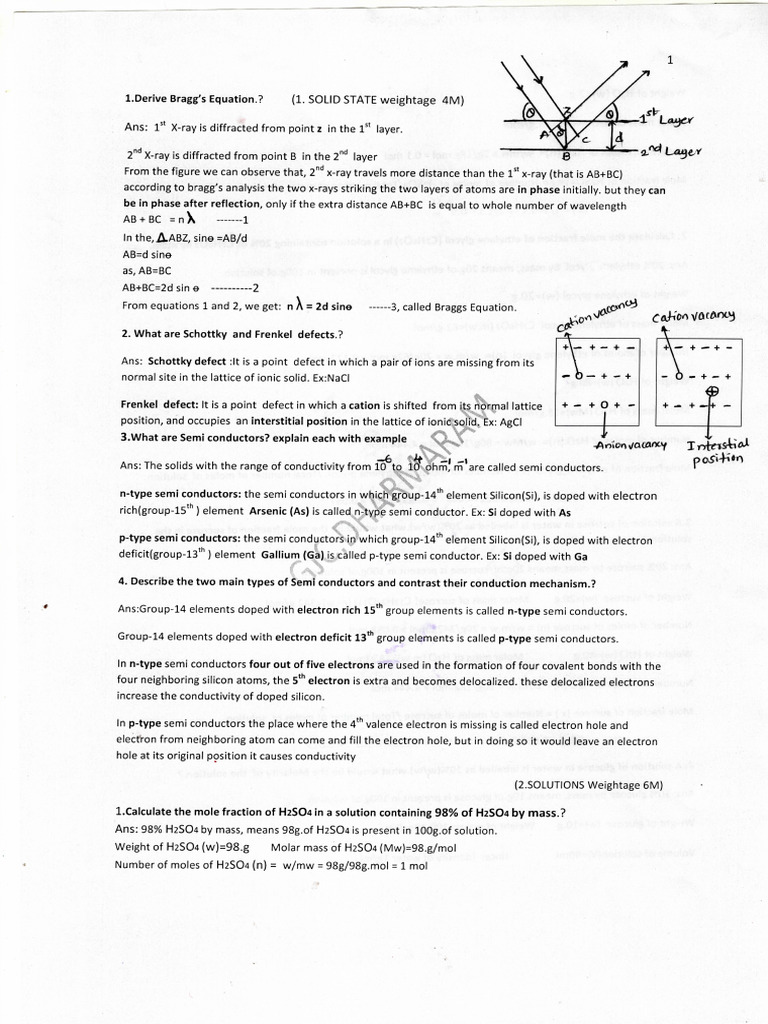 Chem II Notes Devender Maidam | PDF