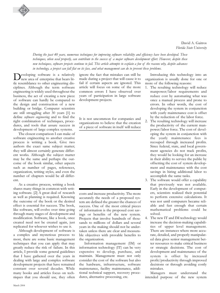 Common Errors in Software Projects | PDF | Software | Software Testing