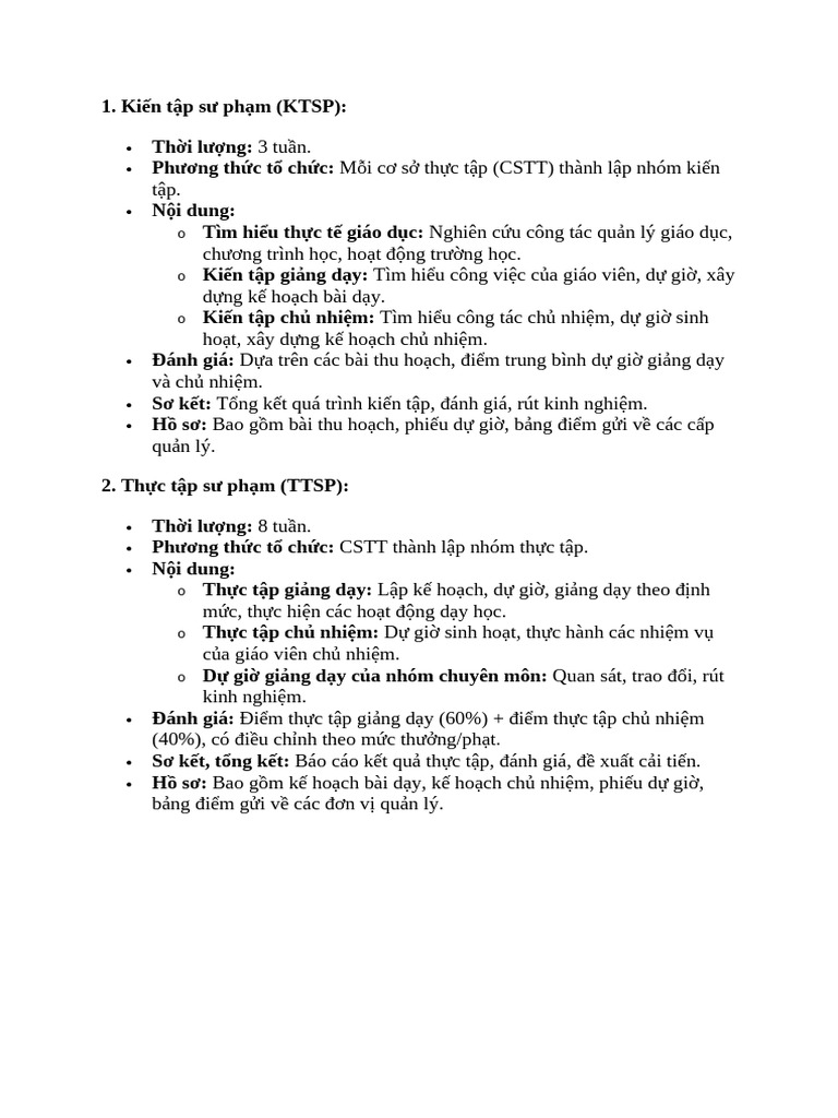 KTSP - TTSP | PDF