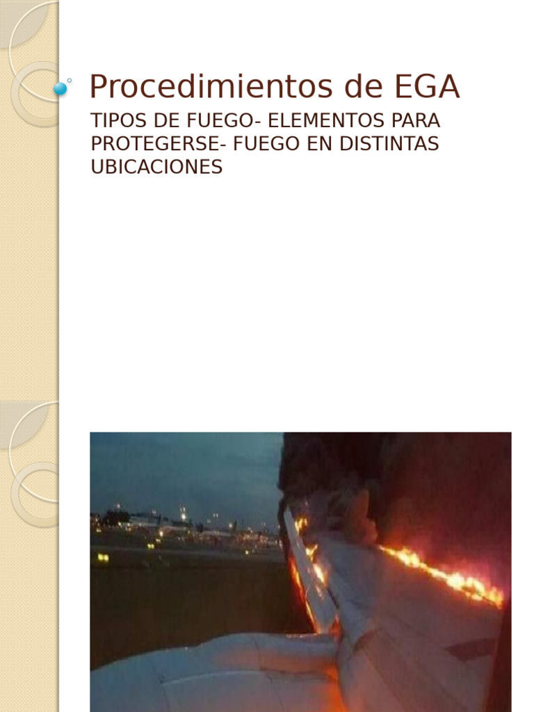 Procedimientos de EGA Fuego | PDF | Materiales