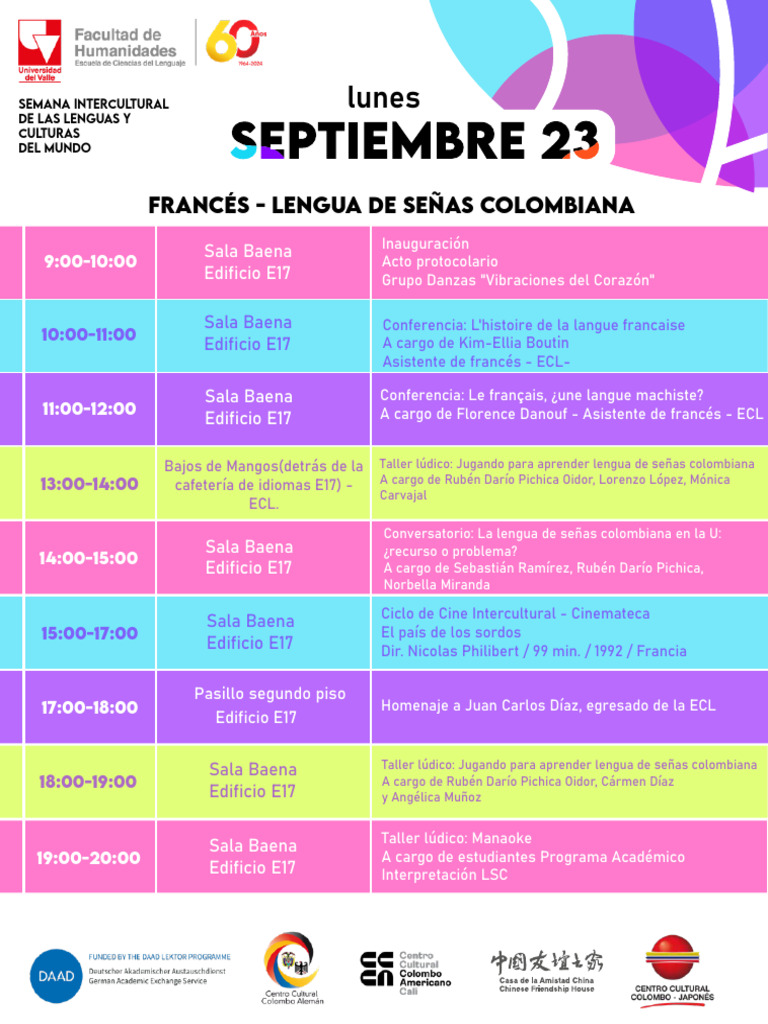 Agenda SILM2024 | PDF | Idiomas | Estudios de idiomas extranjeros
