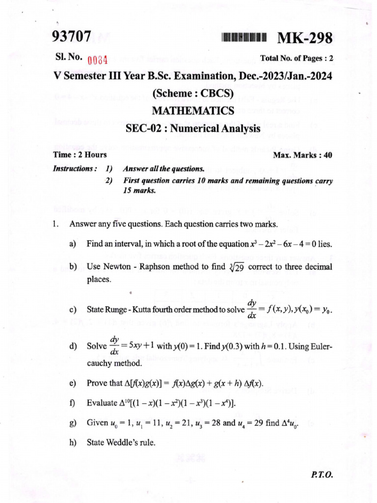 Mathematics 3 | PDF